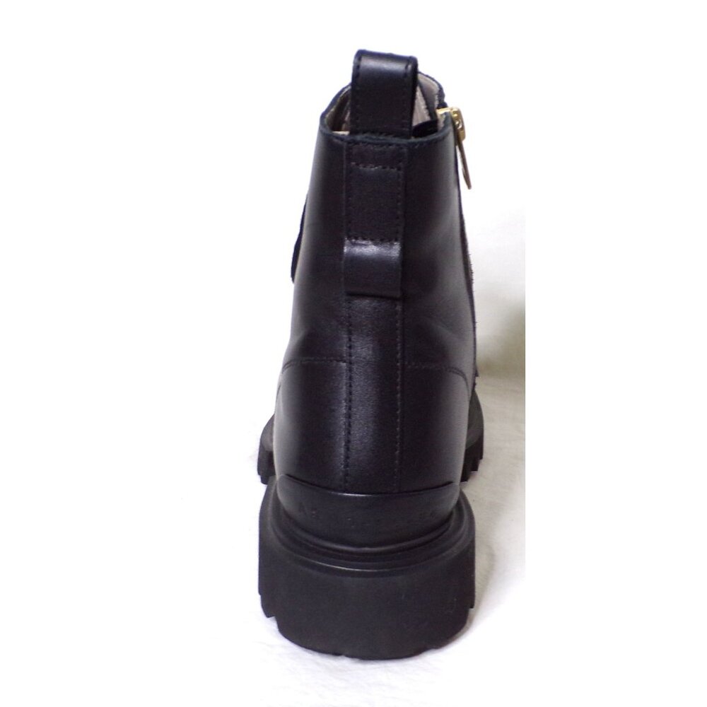 ๐ ALL SAINTS Lydia Ankle Moto Combat Boot 8 Black - Picture 13 of 14